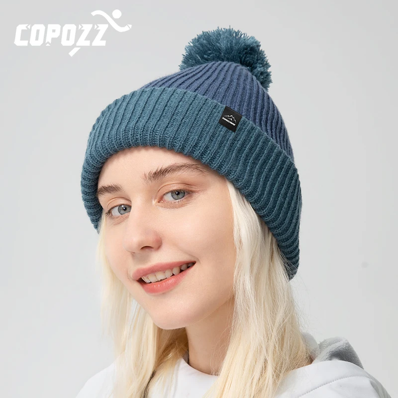Winter Ballnoon Ski Hat Warm Woolen Caps For Men Hats Female Beanies Skullies Quality Gorros Hombre Snowboard Cap gorros de lana