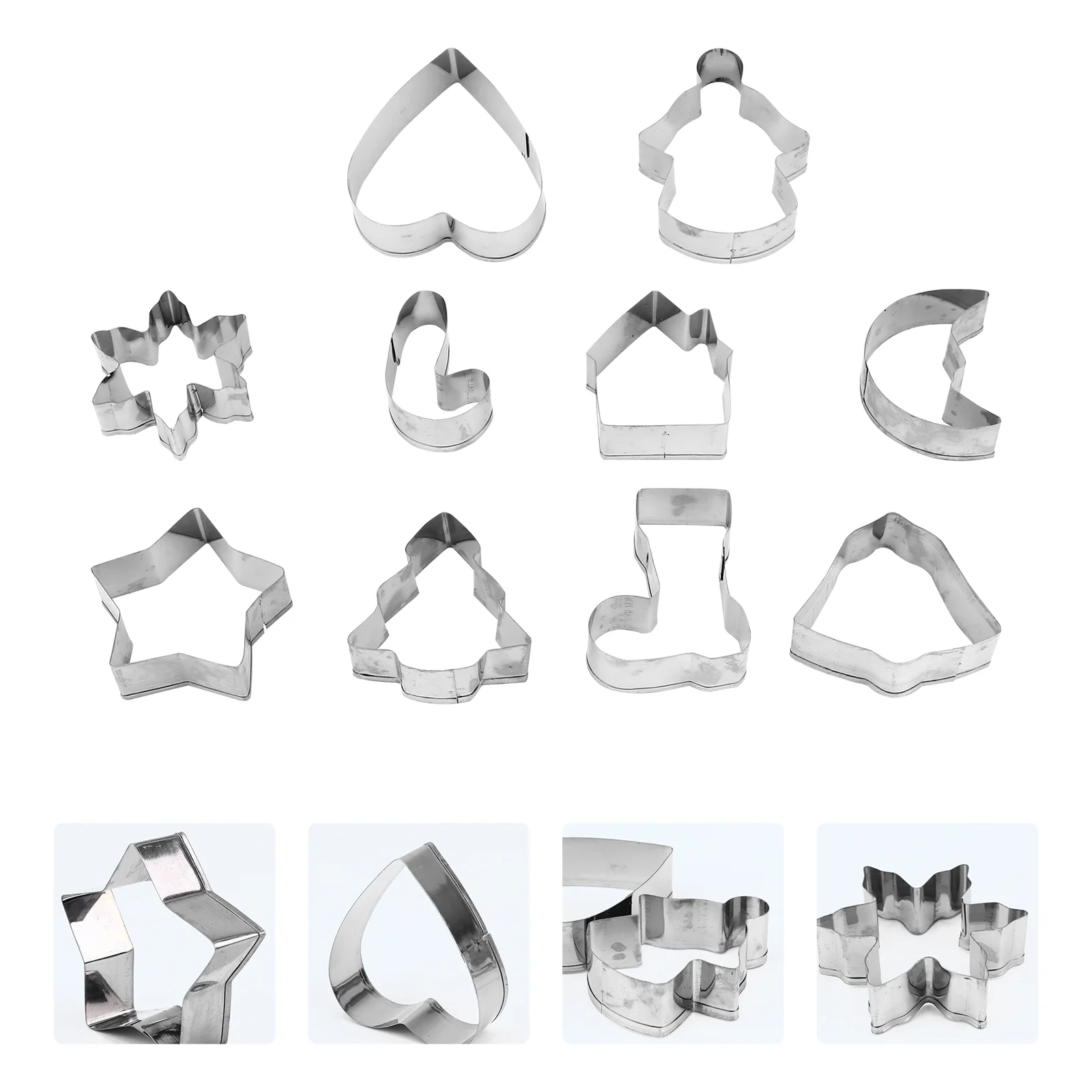 

1 Set Molds Christmas Prop Biscuit Molds Cookie Molds for Kitchen Christmas Party