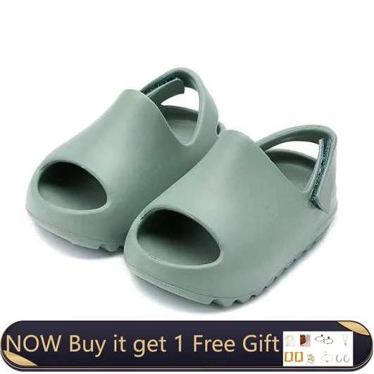 

Baby Toddler Kids Adults Slip-On Fashion Sandals Boys Girls Foam Beach Summer Slides Bone ResinChildren Lightweight Water Shoes