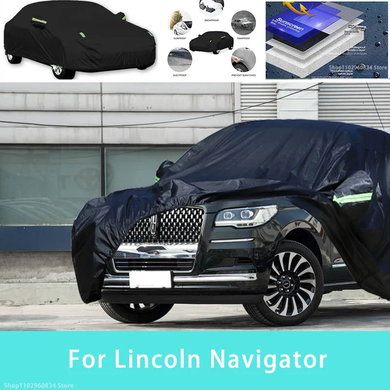 

For Lincoln Navigator Outdoor Protection Full Car Covers Snow Cover Sunshade Waterproof Dustproof Exterior Car accessories