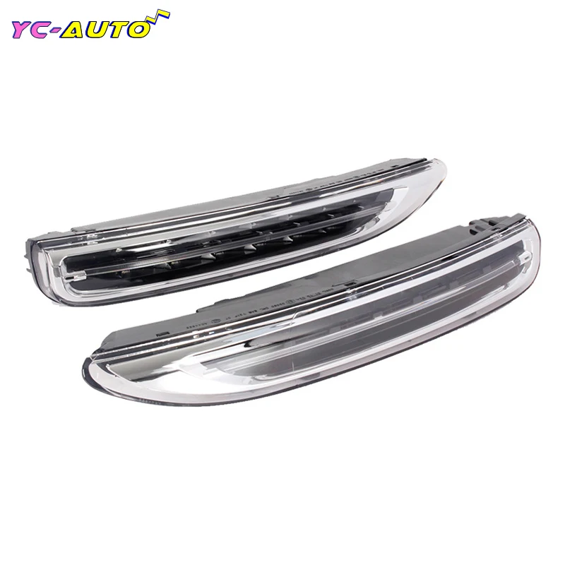 

Car Front Bumper Daytime Running Light LED DRL Driving Lamp For Porsche Cayenne 2011-2014 95863118100 95863118200