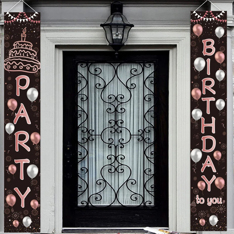 

1 пара, флаги с надписью «Happy Birthday»