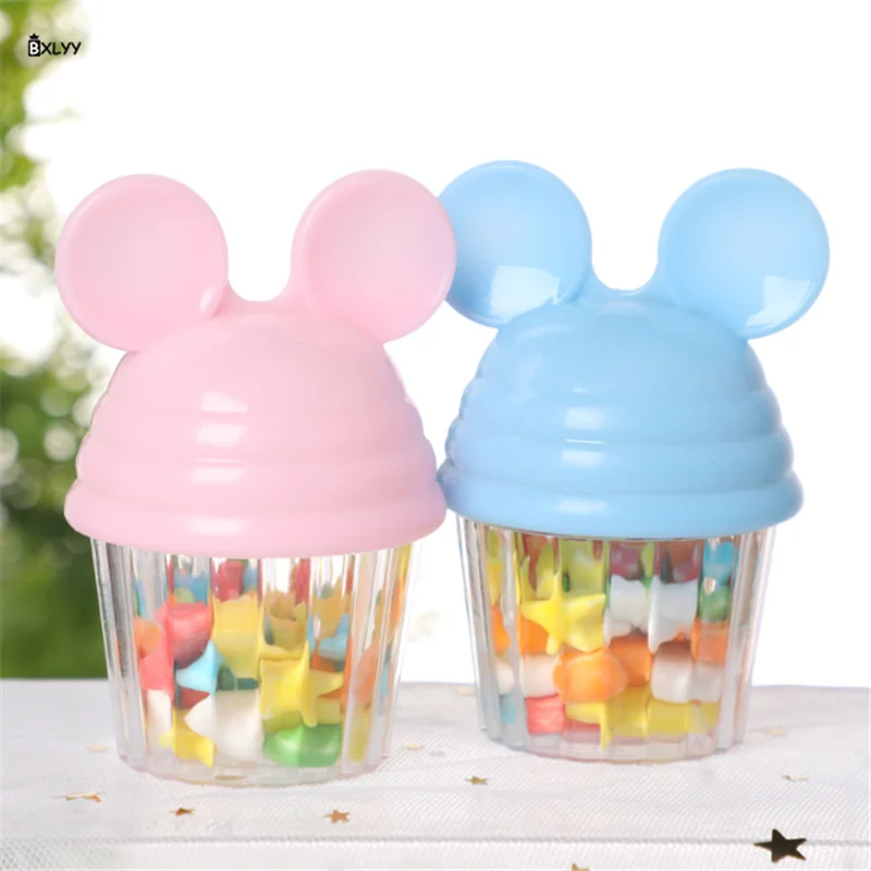 

3pc Cartoon Plastic Candy Box Creative Storage Packaging Gift Box Confectionery Equipment Shipping Boxes Happy Birthday Party.8z