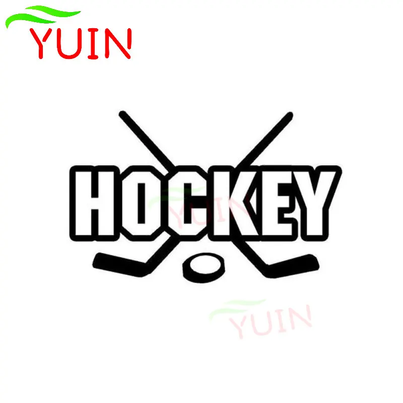 

YUIN Hockey Car Sticker Creative Sports Auto Accessories PVC Fashion Window Bumper Decoration High Quality Waterproof Decal