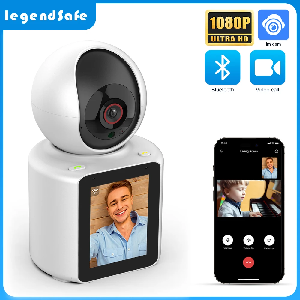 

Камера видеонаблюдения 2 Мп, Ultra HD, Wi-Fi, PTZ