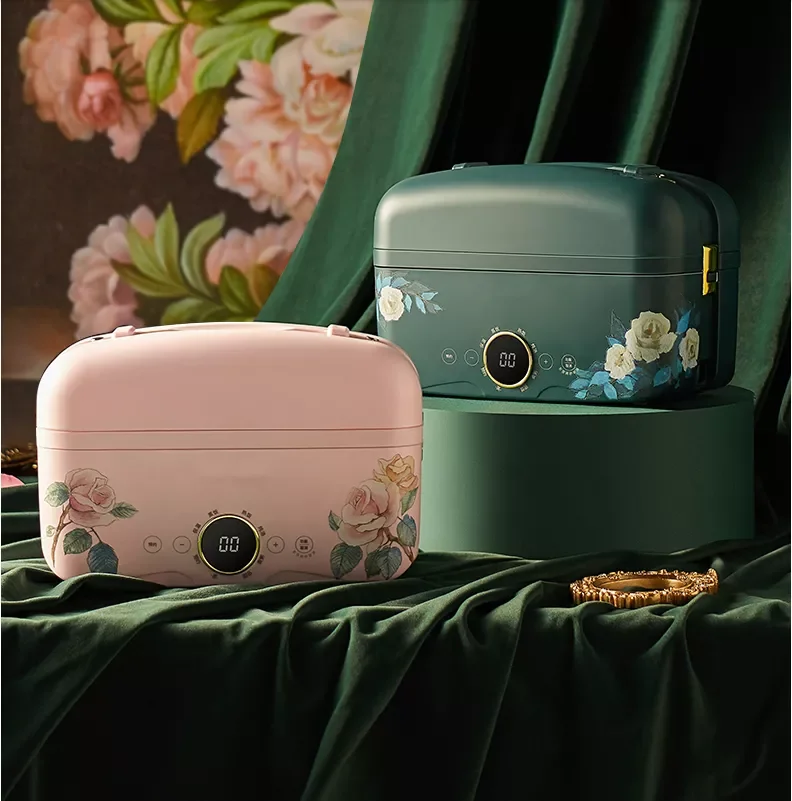 

220 В л Электрический Ланч-бокс для разогрева пищи домашняя портативная электрическая Мультиварка рисоварка с 3 вкладышами вилка для ЕС/Авст...