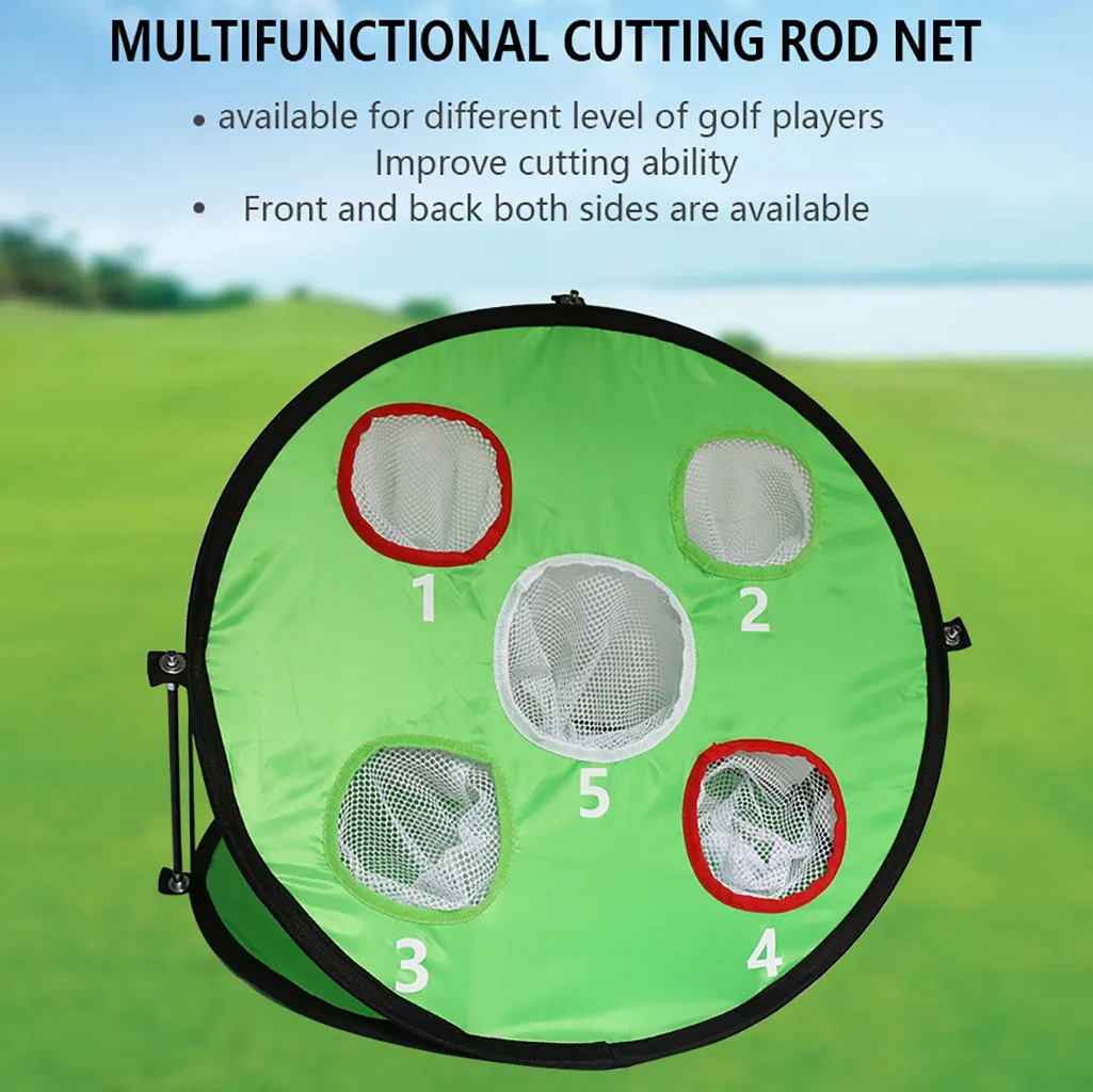 

Net Golf Chipping Practice Net Backyard Indoor Foldable For Outdoor Ball sports 6 Inch Exercise Ball A Soccer Ball