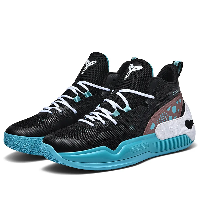 Lightweight high rebound actual basketball shoes men's sneakers