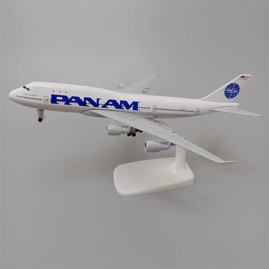 

NEW 20cm Alloy Metal USA Air Pan American World Airways PAN AM Boeing 747 B747 Diecast Airplane Model Plane Aircraft Collections