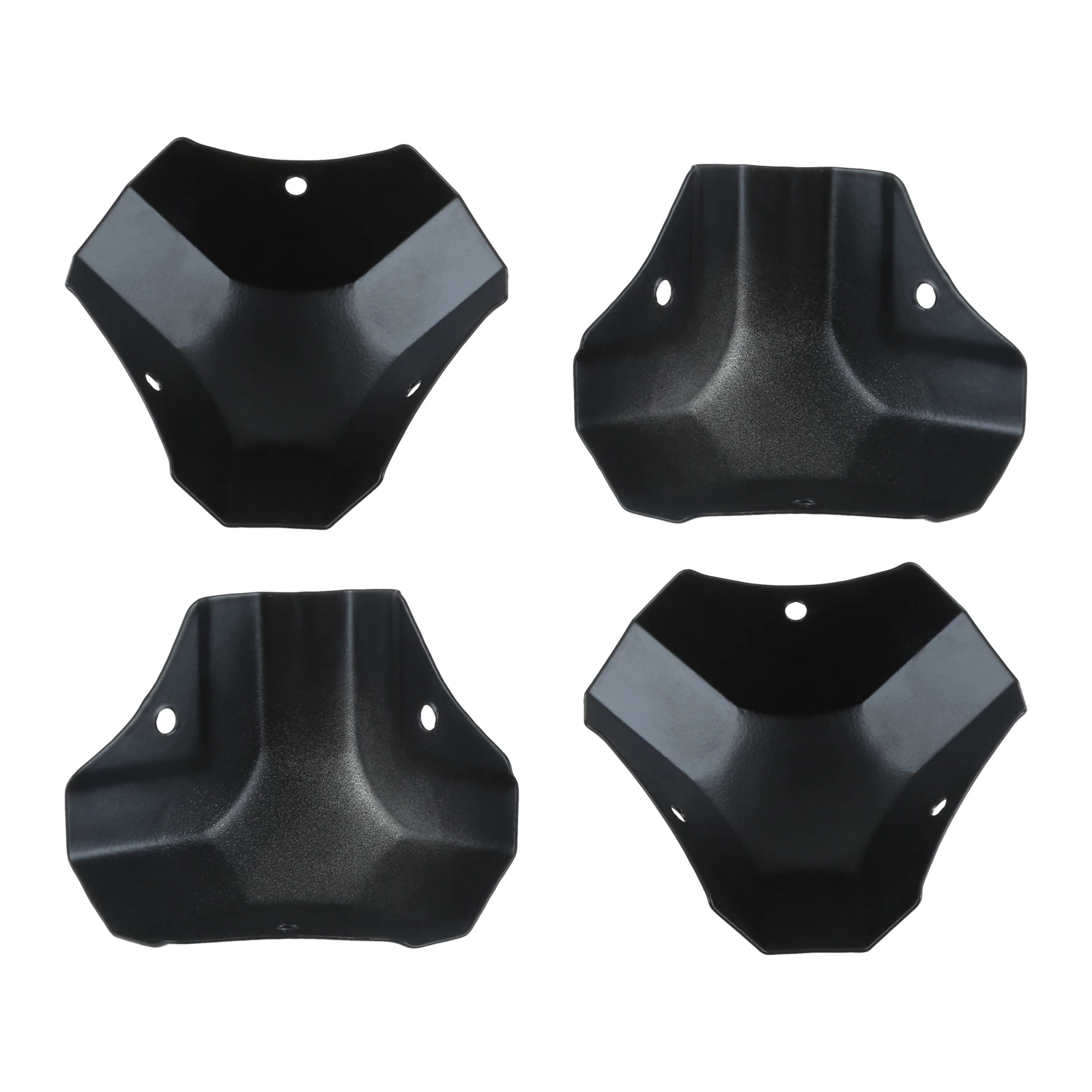 

4Pcs Metal Box Corner Protectors Wooden Box Coner Brackets Furniture Hardware Protector Decorative Corner for Flight Road Case