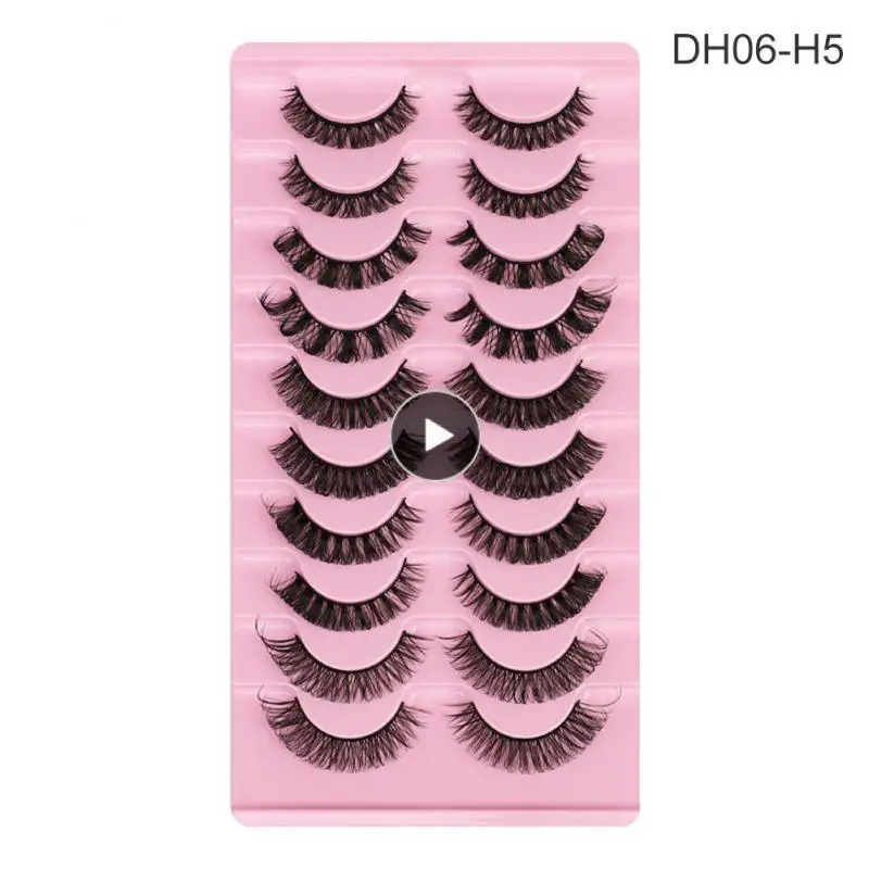 

10 Pairs False Eyelashes 3D Mink Lashes Natural Long Faux Eyelashes Dramatic Lashes Extension HandMade Fake Eyelash Maquiagem