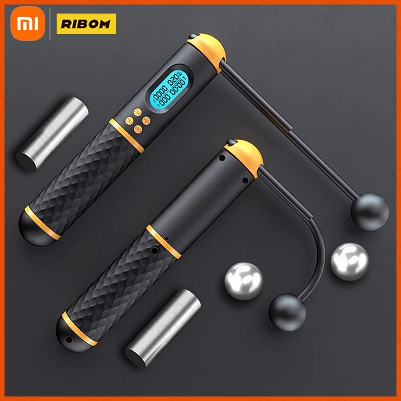 

New Xiaomi Smart Digital Counting Wireles Jump Rope Portable Men Cordless Skipping Rope Fitness For Weight Loss Home Exercise