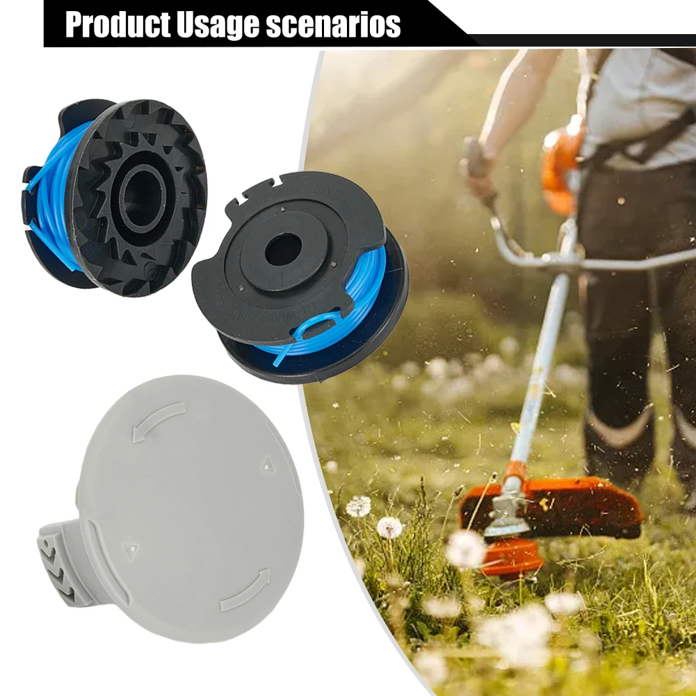 Сохраняйте защищенную и надежную линию триммера. Инструменты не требуются для