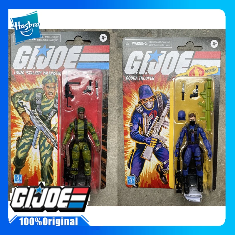 

Hasbro Anime Peripherals GIJOE Special Forces 3.75" Movable Cobra Soldier Stalker Snake Eyes Jennie Action Figure Box Set