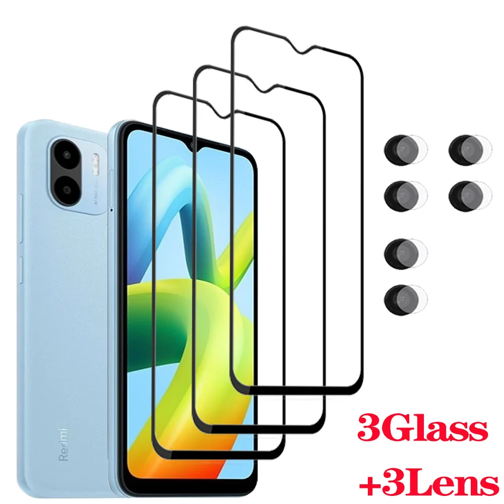 Película For Xiaomi Redmi A1 Plus Glass Tempered RedmiA1 6.52