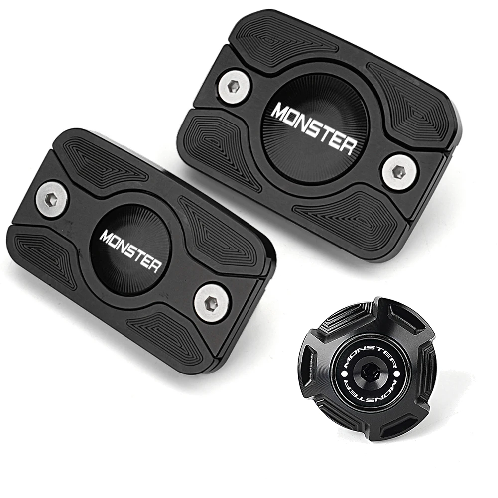

Для Ducati Monster 821 796 795 696 695 DUCATI аксессуары для мотоциклов, передняя крышка бачка тормозной жидкости сцепления, крышка маслозаливной горловины
