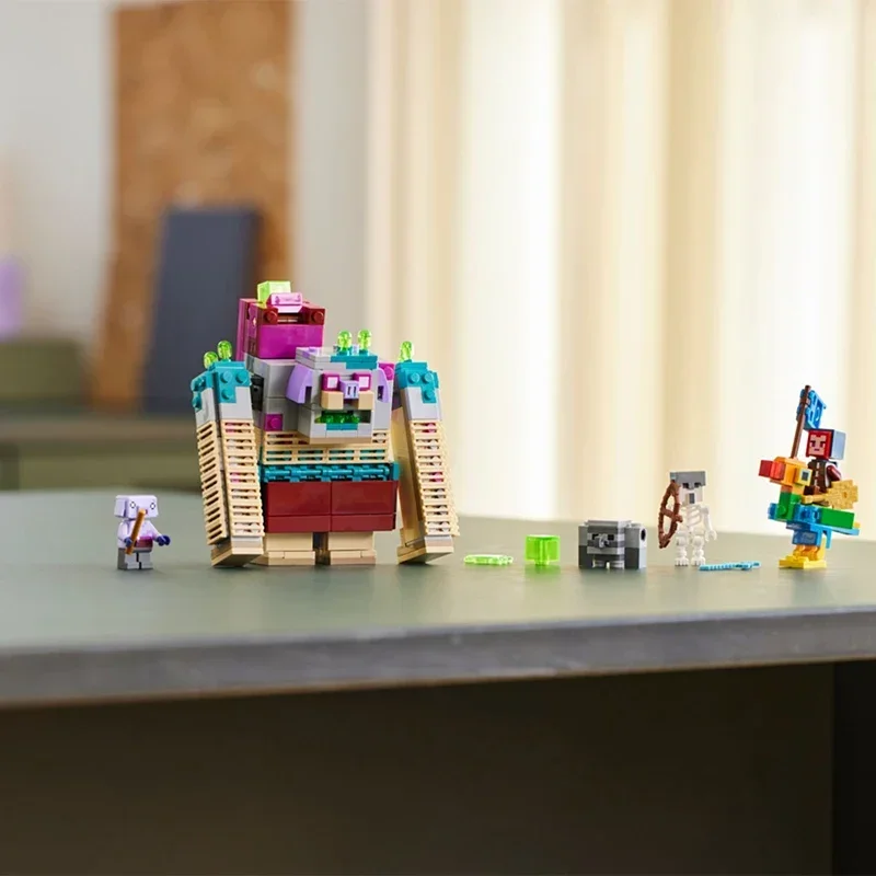 Детские Строительные Блоки Moc World 21257 Игрушечная Модель Swine Glutini Для Мальчиков