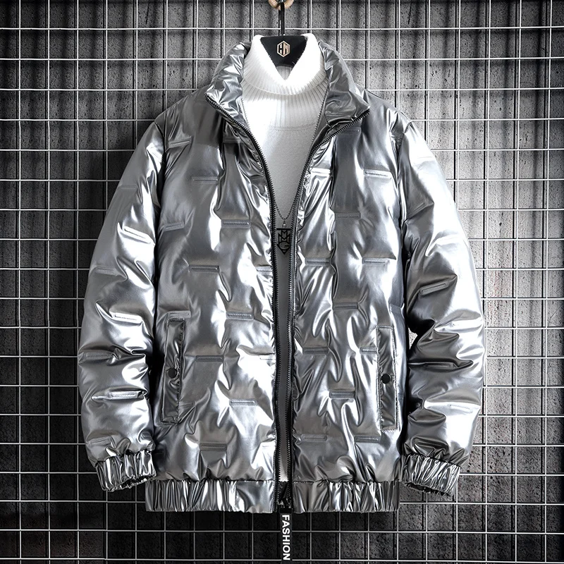 

Мужской зимний пуховик с капюшоном, черная теплая ветрозащитная куртка в стиле хип-хоп, уличная одежда