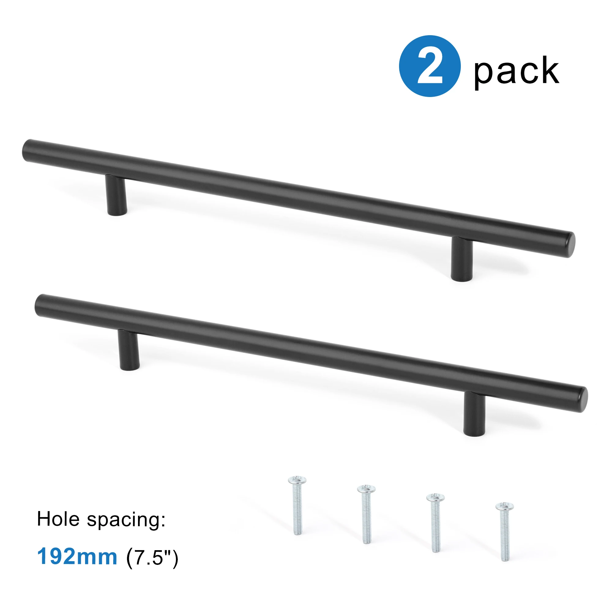 Ручки для дверей Keenkee черные стальные