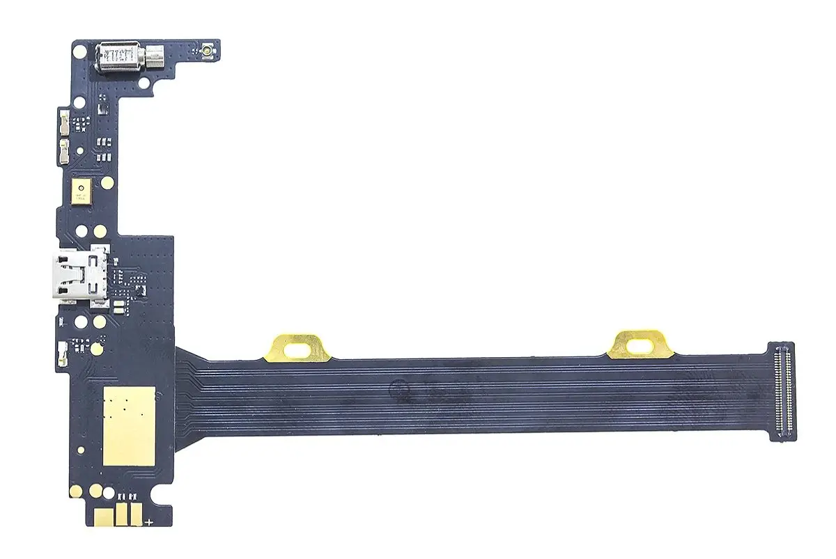 Разъем Micro USB для Lenovo Vibe Z2 Pro K920 (плата с системным разъемом микрофоном и вибро) -