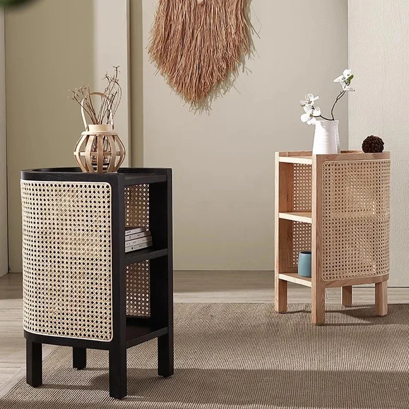 Удобная маленькая настольная тумбочка ночная подставка прикроватная столики