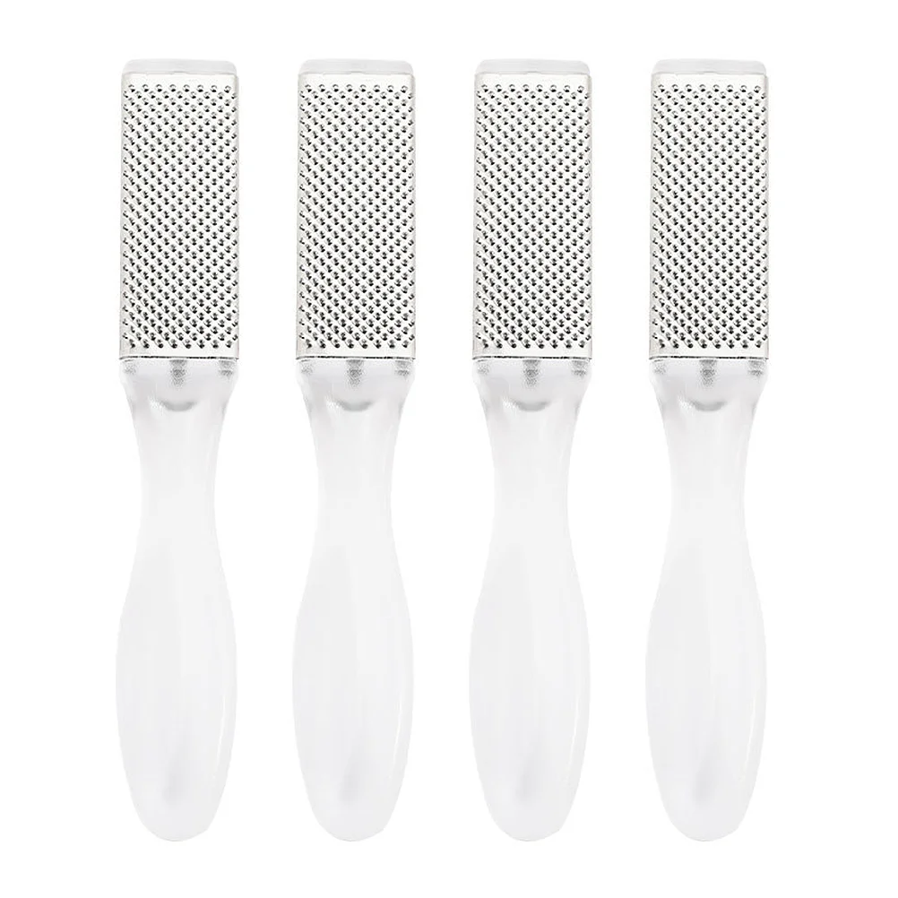 

4PCS Stainless Steel Foot File Foot Dead Skin Removing Tool (Silver)