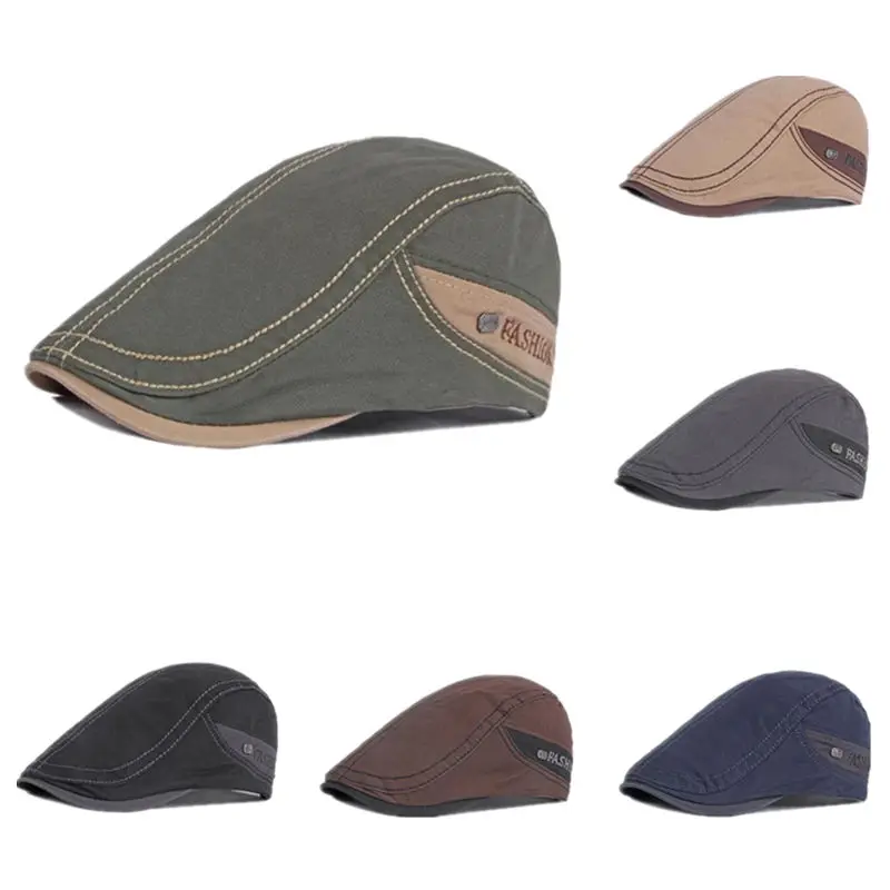 

Кепки из 2022 хлопка для газетчика с надписью весна-лето Кепка с плоским верхом мужские и женские головные уборы 81