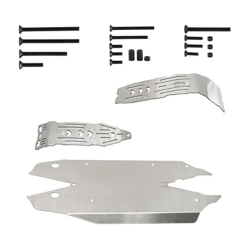 Металлическая защитная пластина шасси из нержавеющей стали для Arrma 1/8 Mojave 4S 4X4