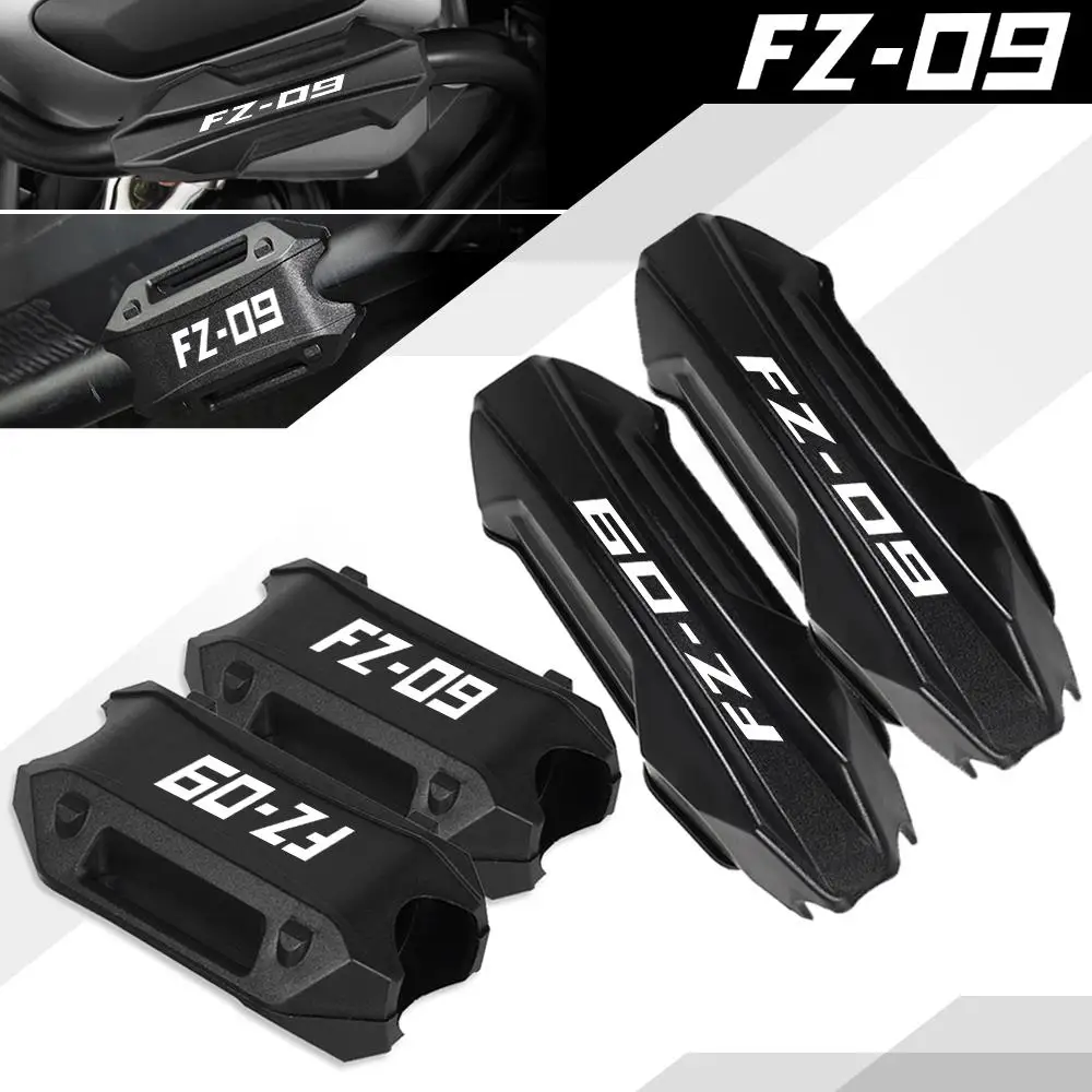 

For Yamaha FZ09 Crash Bar Bumper Engine Guard Protection Decorative Block Motor FZ 09 FZ-09 2014-2022 2021 2020 2019 2018 2017