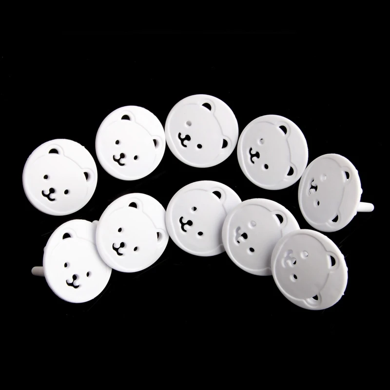

10X Power Kid Socket Cover Baby Child Protector Guard Mains Point Plug Bear New
