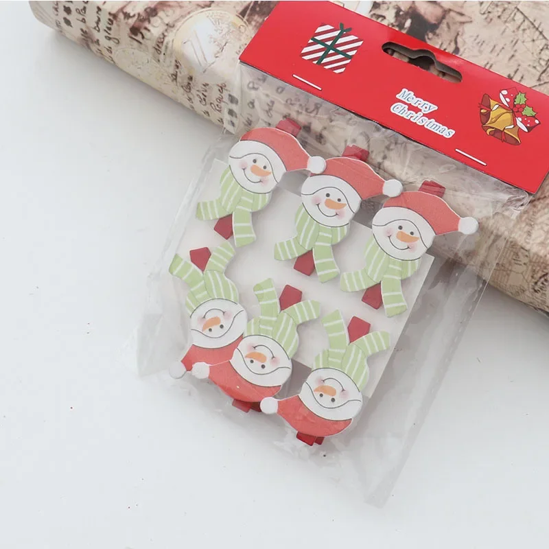 

Деревянные зажимы для елки Christmas party decoration
