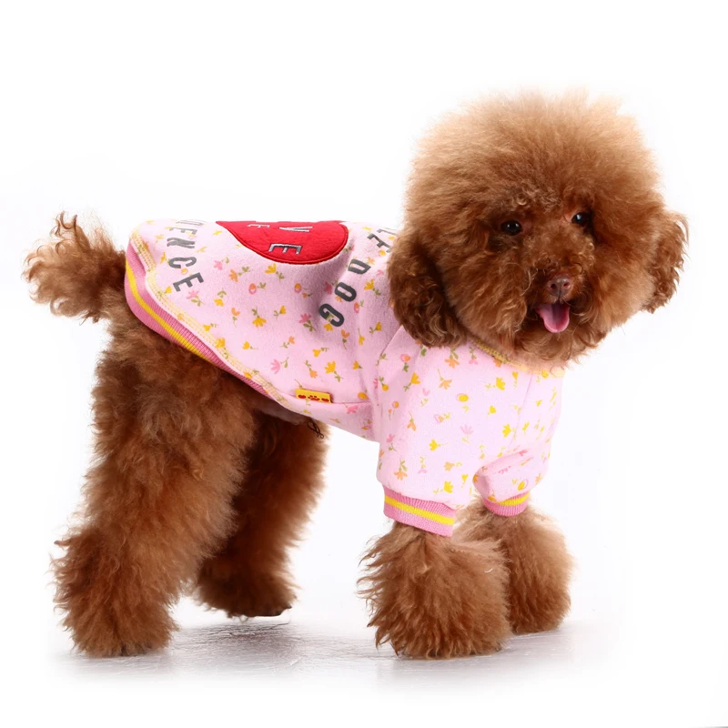 

Winter Dog Clothes Hoodie Puppy Small Dog Costume T-shirt Yorkie Pomeranian Poodle Bichon Frise Schnauzer Pet Clothing Outfit