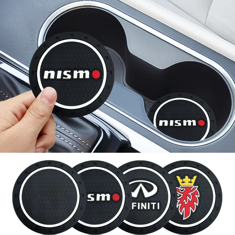 Подставка под логотип автомобиля, подушка на сиденье для водяного Кубка, противоскользящая подушка для Audi Sline Citroen Toyota TRD Lexus Jeep Subaru Buick BMW KIA, 1/2 шт. Подставка под логотип автомобиля, подушка на сиденье для водяного Кубка, противоскользящая подушка для Audi Sline Citroen Toyota TRD Lexus Jeep Subaru Buick BMW KIA, 1/2 шт.