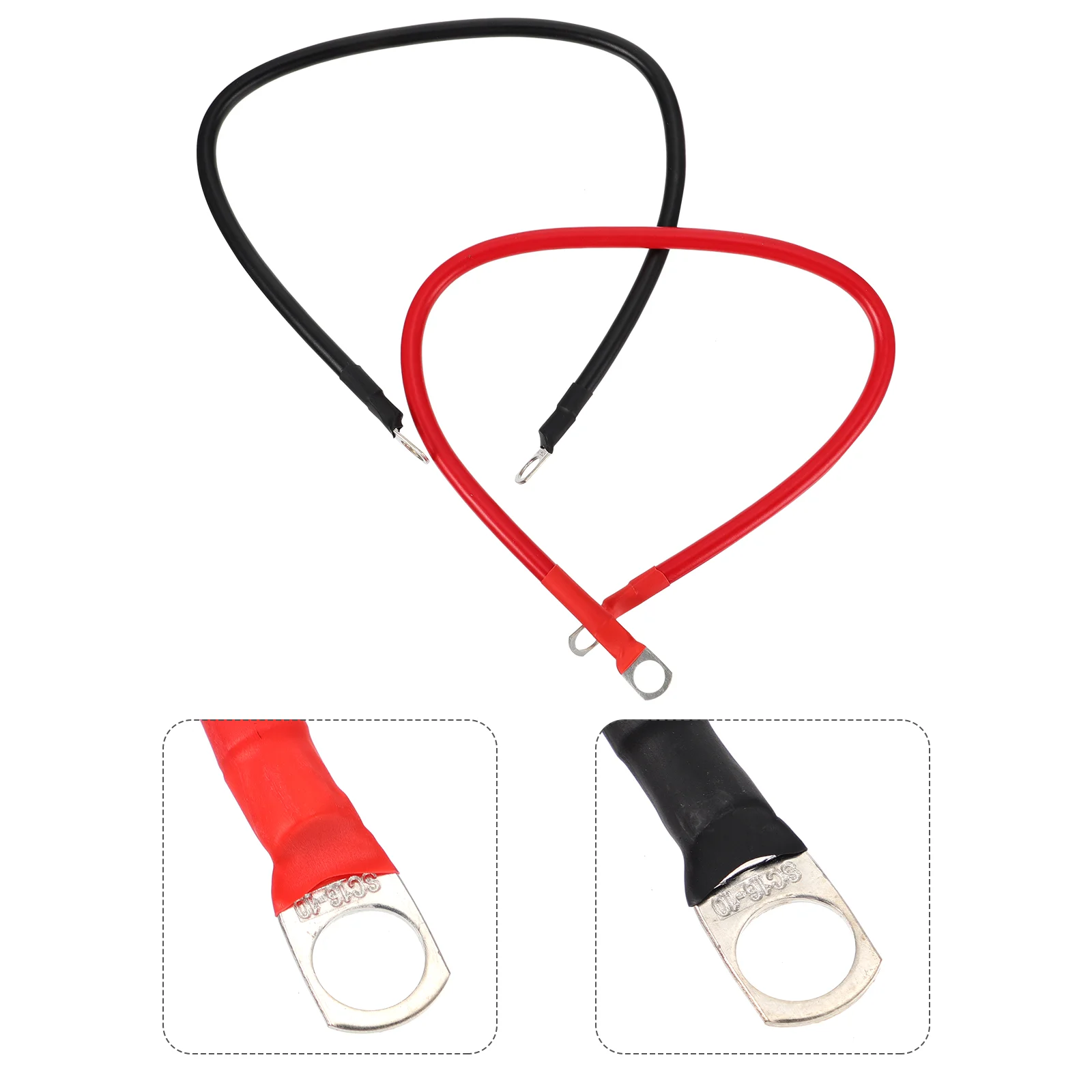 

2 Pcs Charging Cable Car Connectors Auto Grounding Cables Motorcycle Wire