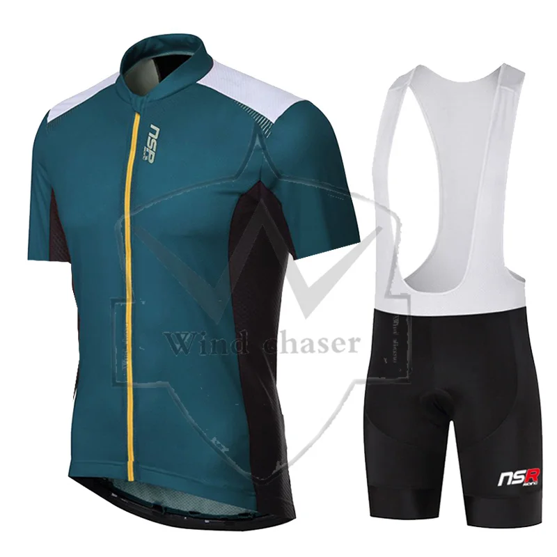 

2022 NSR Team Cycling Jersey Set Men Summer Bicycle Clothing Suit Bicycle Bib Shorts MTB Ropa Maillot 여름 자전거 의류