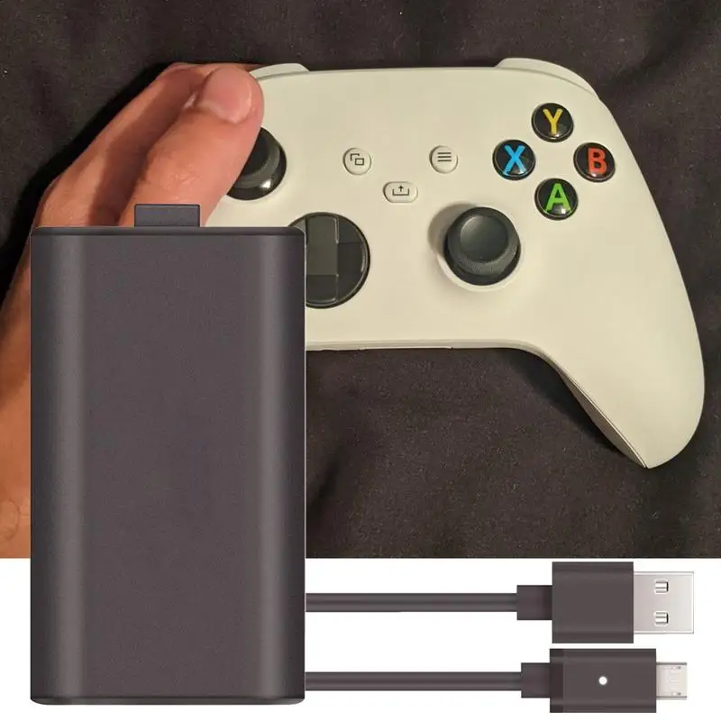 Для Xbox One Series аккумулятор для контроллера большой емкости 1200 мАч тип C быстрая