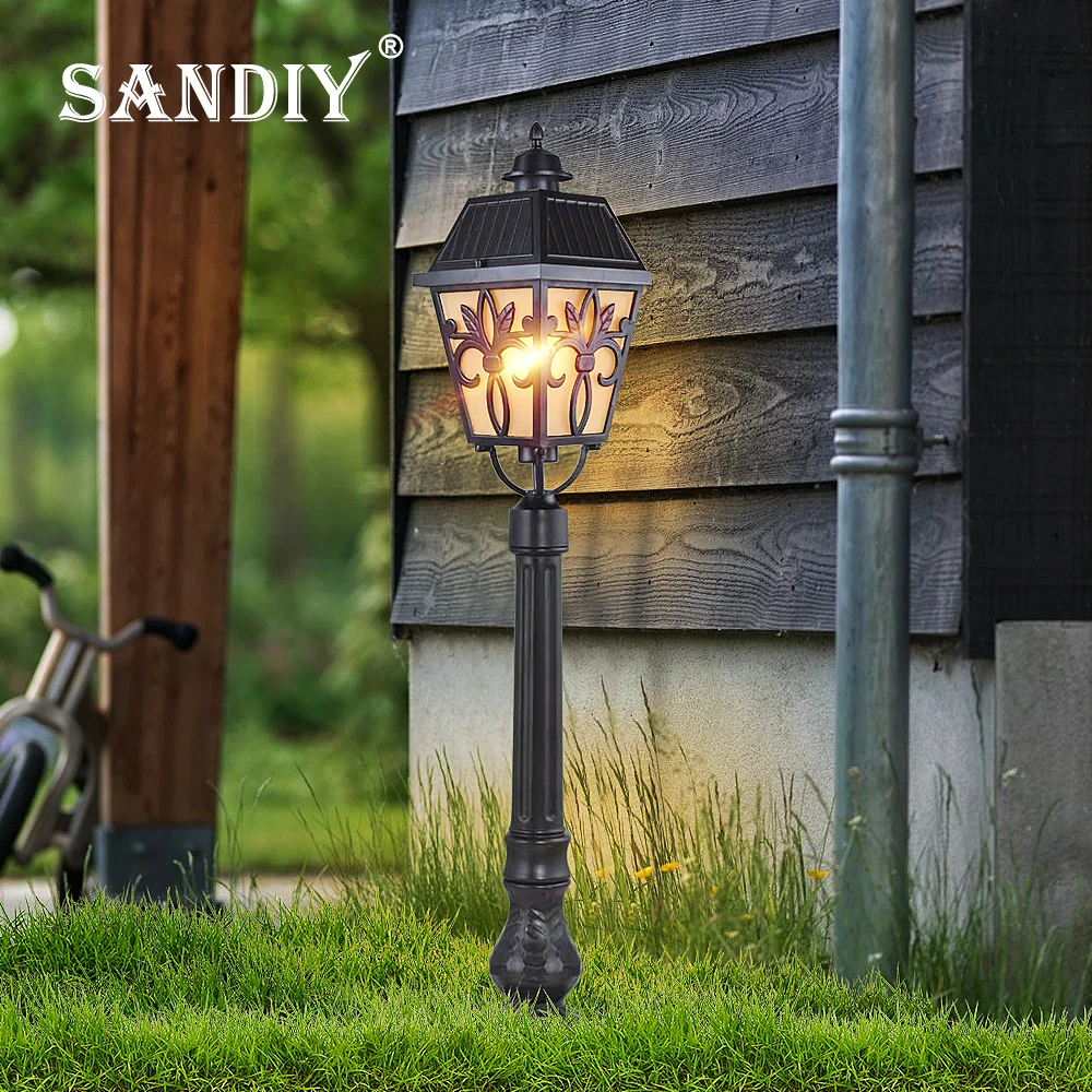 Outdoor Porch Light Retro Wall Lamps Standing Vintage Chandelier Led Lighting for House Gate Patio Aisle Exterior Sconce E27/E26
