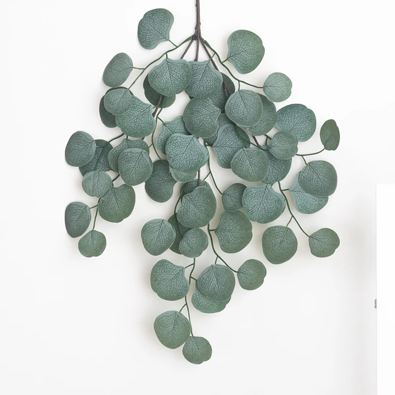 Искусственные растения листья эвкалипта из зеленой ивы ваза для украшения