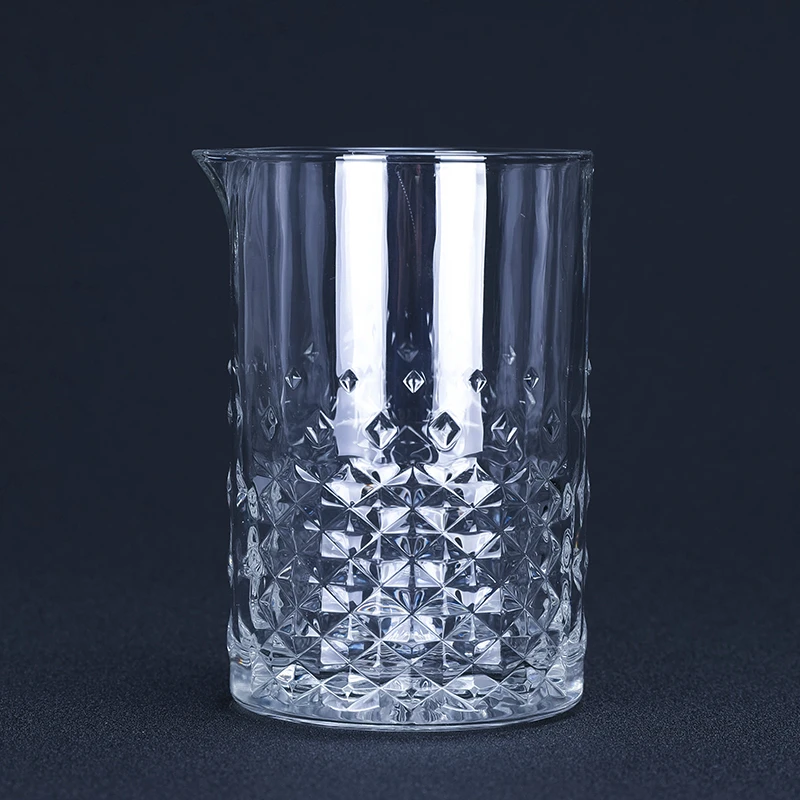 

700ml Glass Studded Cocktail Mixing Glass Bar Tool