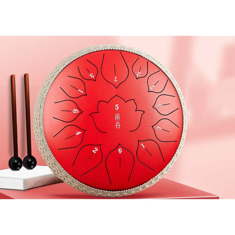 Языковой барабан для начинающих 12 дюймов 13-тоновый детей и взрослых музыкальный