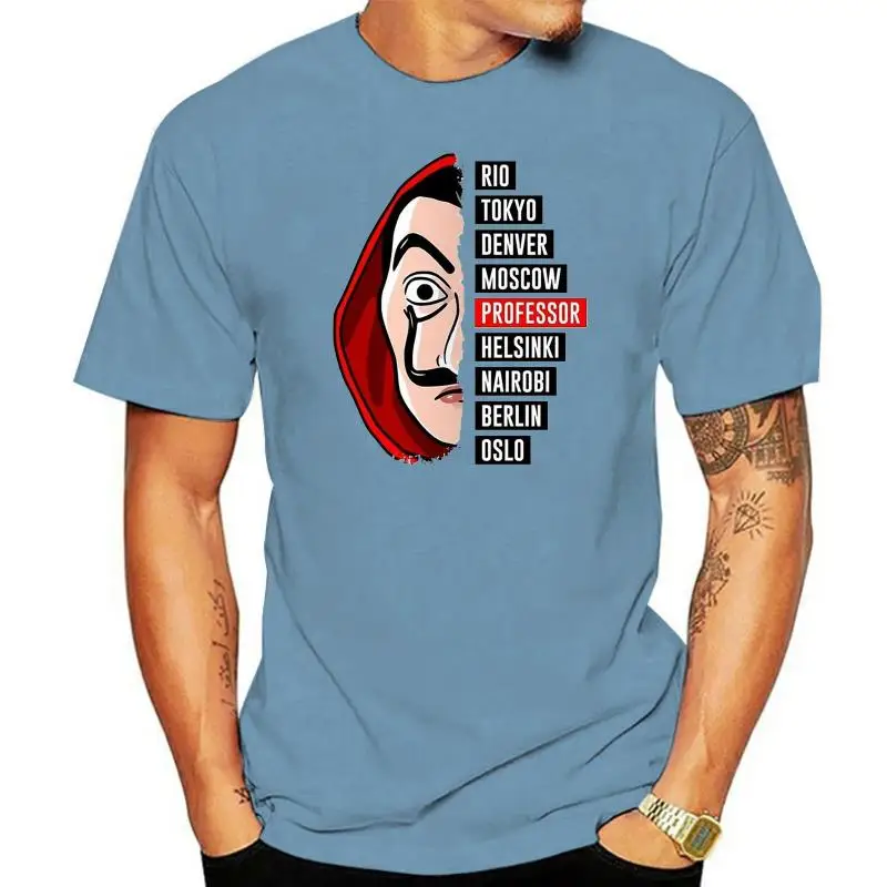 

Мужская футболка унисекс La Casa De Papel Dali Mask, Токийский профессор, Осло