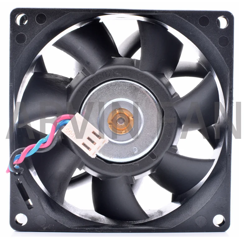 Новый оригинальный телефон, 3 линии, 8 см, 8038 дюйма, 80x80x38 мм, 12 В, а, охлаждающий вентилятор для сервера с большим объемом воздуха