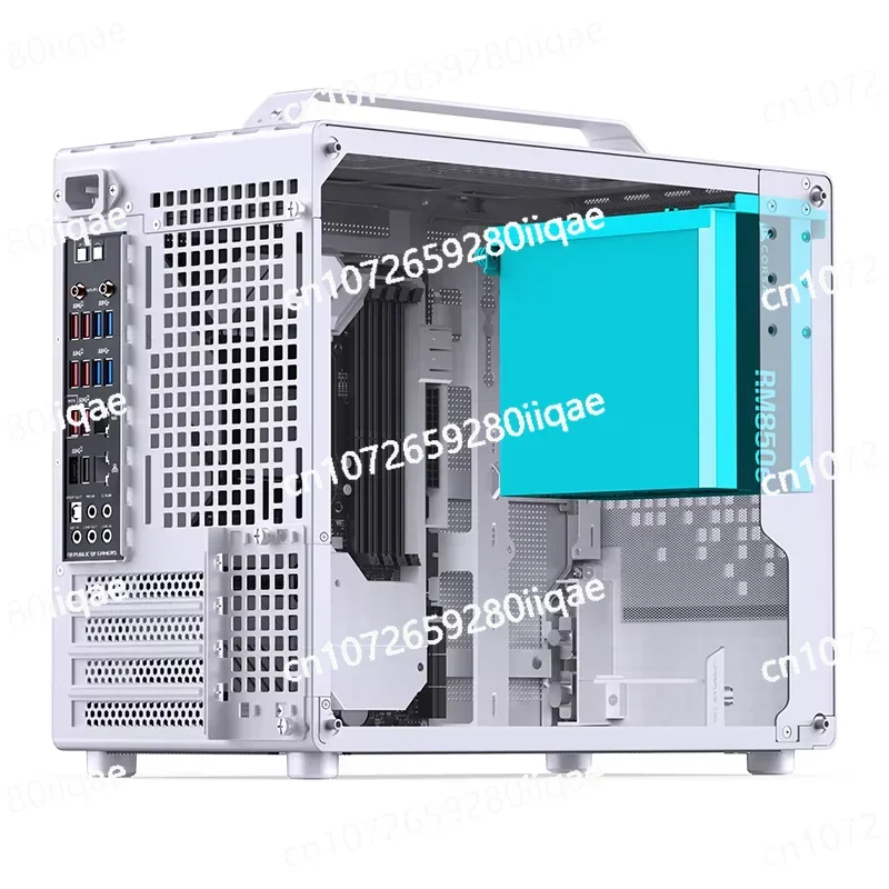 Компьютер Z20 белый цвет со съемным держателем для переноски микро ATX Mini ITX