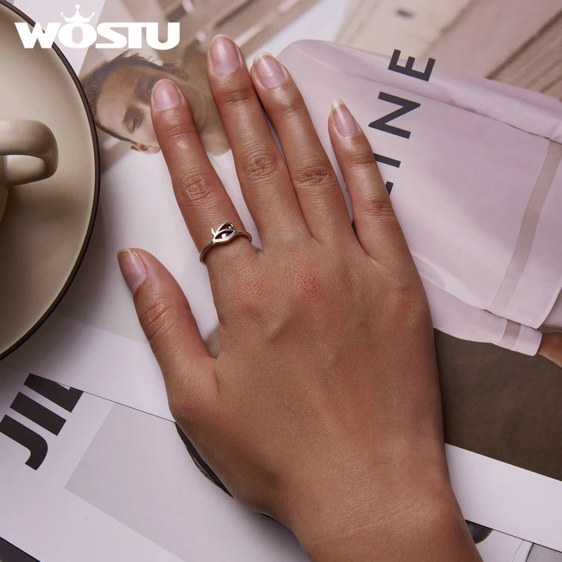 Открытые Кольца для женщин серебристые с защитой глаз |