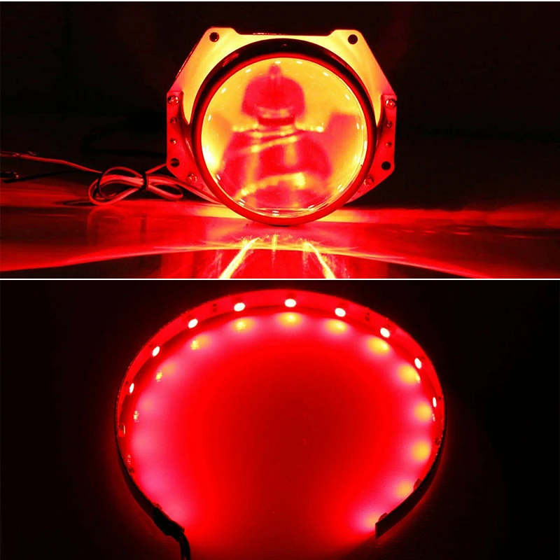 Мощный светодиодный кольцевой комплект 15SMD Demon Eye с гало для автомобильных и
