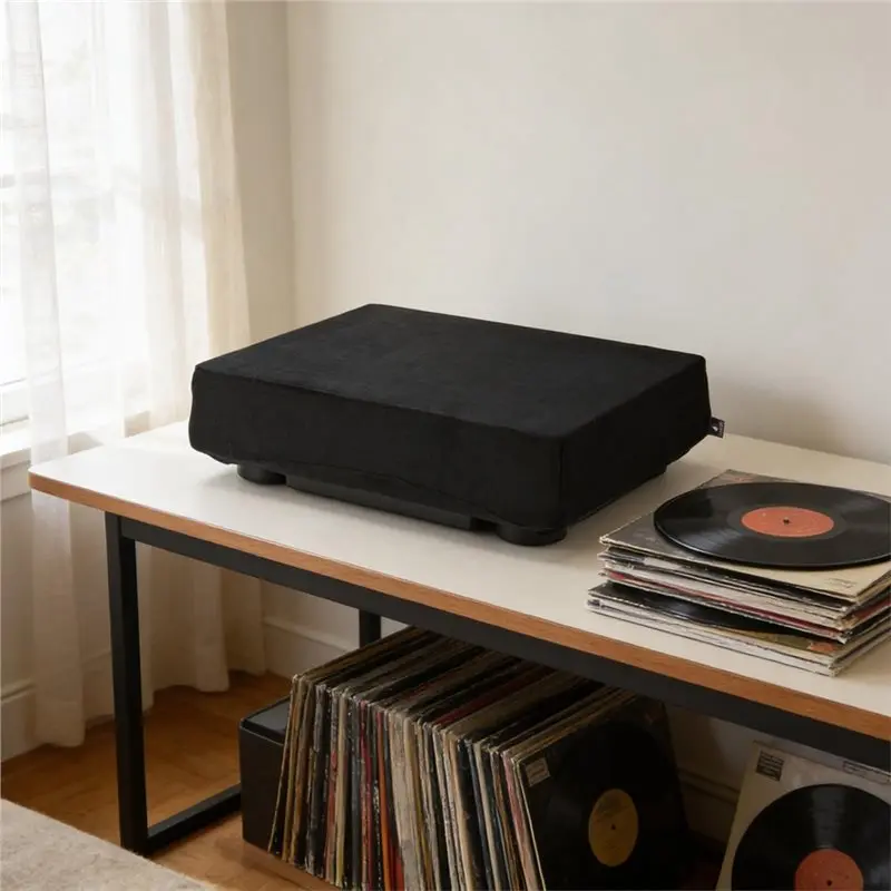 Защитный флисовый чехол TXESIGN для проигрывателя Audio Technica AT-LP70XBT, пылезащитный чехол, эластичный пылезащитный рукав из мягкого спандекса (art.: 3920dbbb5c493) - 3920dbbb5c493