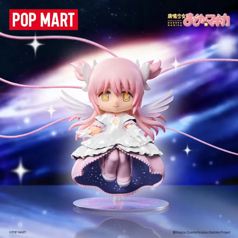 Фото POPMART PUELLA MAGI MADOKA MAGICA Серия: Слепая коробка-сюрприз (Blind Box) — Оригинальные игрушки, куклы, милые аниме-фигурки, украшения, подарок №4
