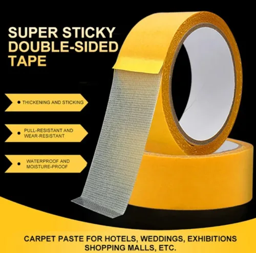 

Universal multi-functional strong glue double-sided gauze fiber mesh tape glass fiber waterproof tape car mesh tool high quality