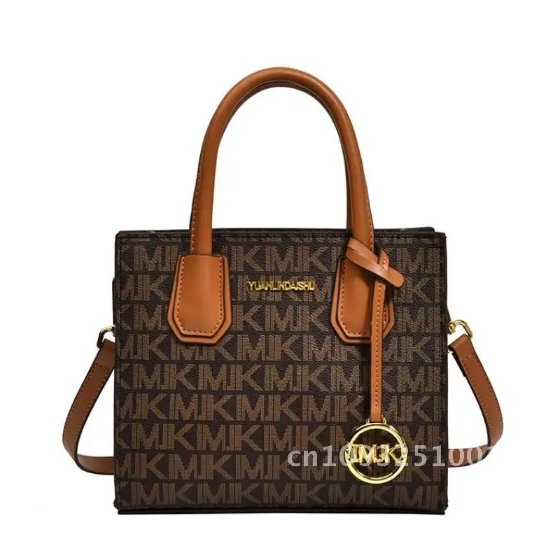 Новая модная женская большая сумка трендовая брендовая через плечо с принтом в