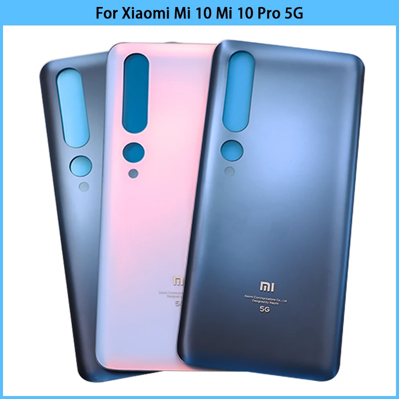 Новинка для Xiaomi Mi10 Mi 10 Pro 5G задняя крышка аккумулятора 3D стеклянная панель дверь